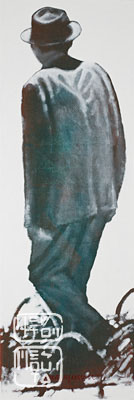 SEIS – acrílica sobre tela – 150×50 cm – 2011