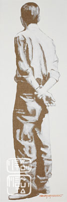 VINTE E NOVE – acrílica sobre tela de linho – 150×50 cm – 2011