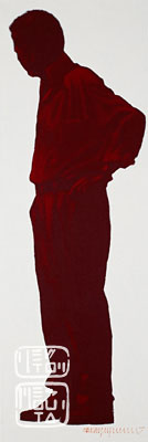 VINTE E SETE – acrílica sobre tela – 150×50 cm – 2011